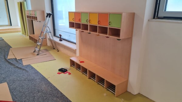 Projekt Kindertagesstätte Großrinderfeld - Kindertagesstätte Großrinderfeld Kitaausstattung von Igel-Max Versand