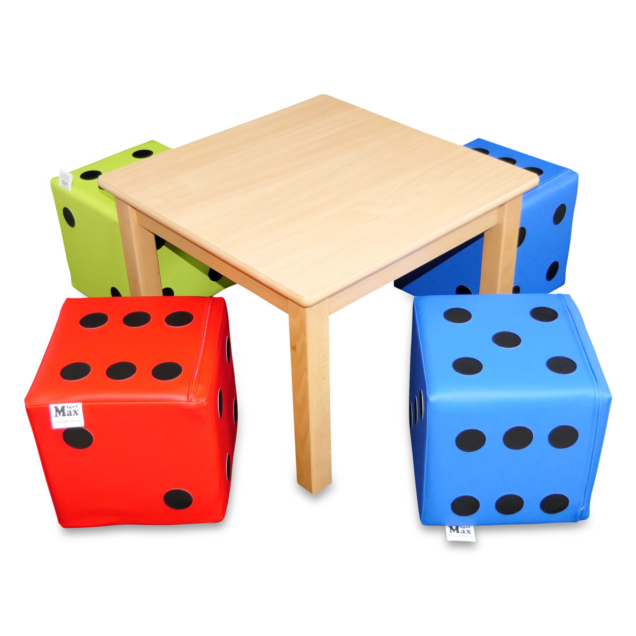 Sitzguppe Sitzwürfel Play + Spieltisch 60 cm