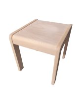 Kindergarten Hocker Max 34 cm Muster nicht lackiert