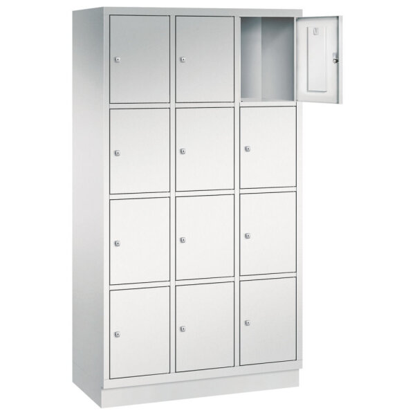 Grundschule Fächerschrank 4 x 3 Fächer 195x92,5 cm