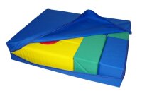 21-tlg. XXL Sport Bewegungsbausteine mit Turnmatte