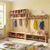 Komplettgarderobe 80 cm 4 Plätze