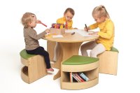 Kindersitzgruppe mit Kindertisch und Stühlen 5-tlg.