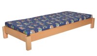 Kindergarten Stapelbett mit Lattenrost inkl.Matratze 145 cm