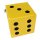 XXL Softwürfel Sitzwürfel mit Punkten 6315 gelb