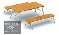 Outdoor Bank 120 cm stapelbar