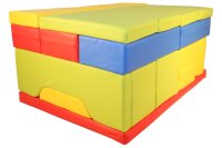 55 -tlg. Set Burgfestung XXL Schaumstoff-Bausteine