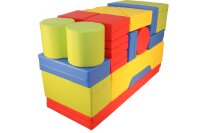 55 -tlg. Set Burgfestung XXL Schaumstoff-Bausteine
