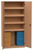 Sportschrank mit Boxen