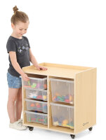 Regalwagen mit 6 Boxen