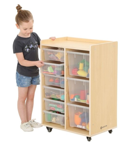 Regalwagen mit 9 Boxen