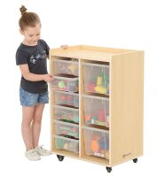 Regalwagen mit 9 Boxen
