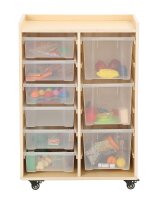Regalwagen mit 9 Boxen