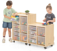 Regalwagen mit 9 Boxen