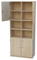 Lehrerfachschrank mit 4 Schließfächern