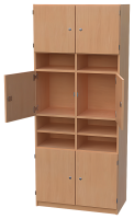 Lehrerfachschrank mit 6 Schließfächern
