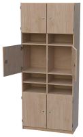 Lehrerfachschrank mit 6 Schließfächern