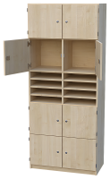 Lehrerfachschrank mit 8 Schließfächern