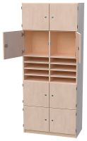 Lehrerfachschrank mit 8 Schließfächern