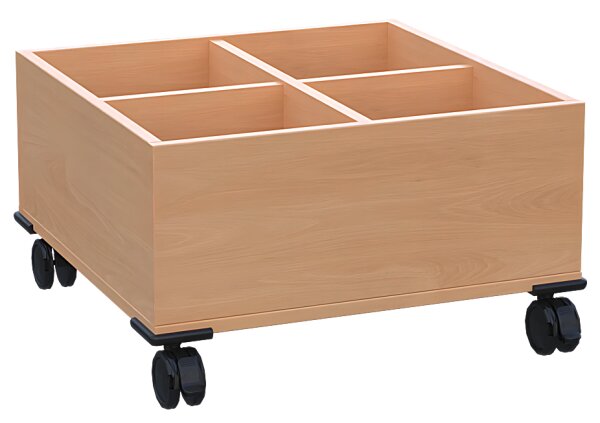Materialkiste Bücherwagen fahrbar