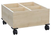 Materialkiste Bücherwagen fahrbar