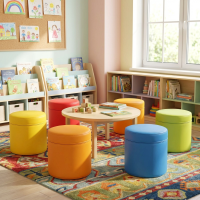 12 er Set XXL Sitzhocker Rundsäule 30xØ30 cm