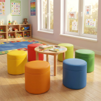 12 er Set XXL Sitzhocker Rundsäule 30xØ30 cm