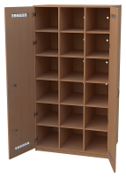 Bettzeugschrank mit Türen
