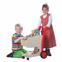 Einkaufswagen aus Holz