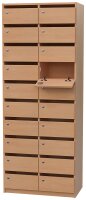 Personalfachschrank Klappen-Fächerschrank mit 20...