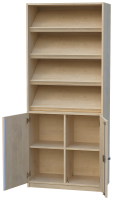 Lehrerfachschrank mit Schrägablagen