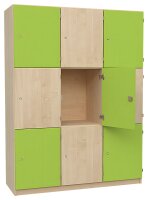 Fächerschrank Element mit 9 abschließbaren Fächern (2)