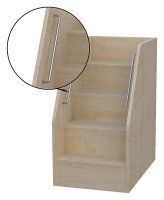 fahrbare Wickeltischtreppe für Wickelkommoden mit...