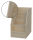 fahrbare Wickeltischtreppe für Wickelkommoden mit Edelstahl Griffstangen