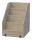 fahrbare Wickeltischtreppe für Wickelkommoden mit Edelstahl Griffstangen