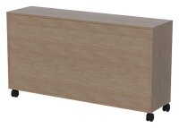 fahrbarer Raumteilerschrank 3 x 2 Fachböden