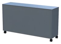 fahrbarer Raumteilerschrank 3 x 2 Fachböden