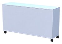 fahrbarer Raumteilerschrank 3 x 2 Fachböden