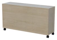 fahrbarer Raumteilerschrank 3 x 2 Fachböden