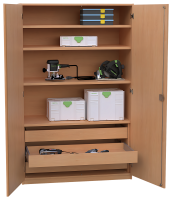 Materialschrank Werkraumschrank mit 3 Frontauszügen