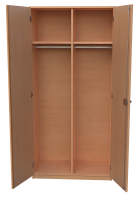 Garderobenschrank mit beidseitiger Garderobe