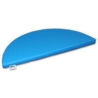 Halbrundmatte mit Antirutschboden blau