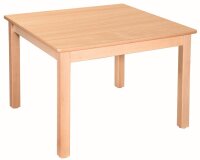 4 x XXL Würfel 30x30 cm + 1 x Holztisch 80 x 60 cm