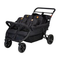 Krippenwagen 6-Sitzer inkl. Regenschutz