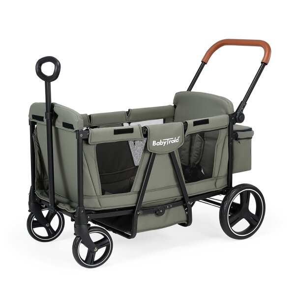 Krippenwagen Adventure Olivgrün 2-Sitzer
