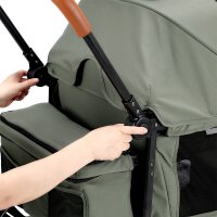 Krippenwagen Adventure Olivgrün 2-Sitzer