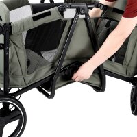 Krippenwagen Adventure Olivgrün 2-Sitzer