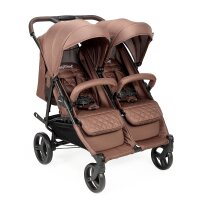 Krippenwagen Geschwisterwagen Adventure Braun 2-Sitzer