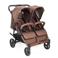 Krippenwagen Geschwisterwagen Adventure Braun 2-Sitzer