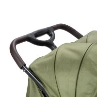 Krippenwagen Geschwisterwagen Adventure Olivgrün 2-Sitzer